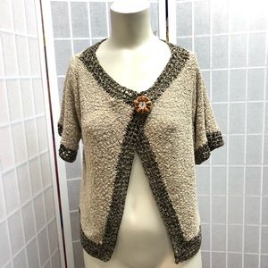 Curio sweater cream brown new Size M Fall